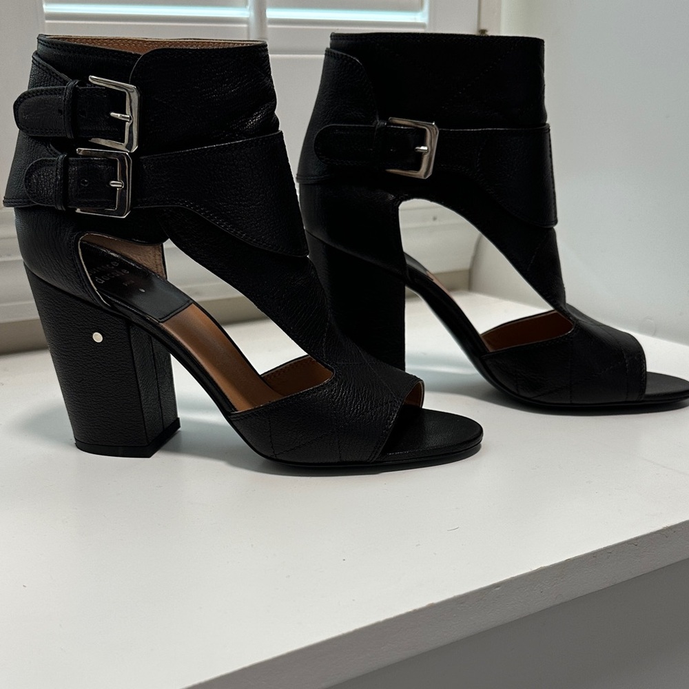 Laurence Dacade Black Heeled Boots